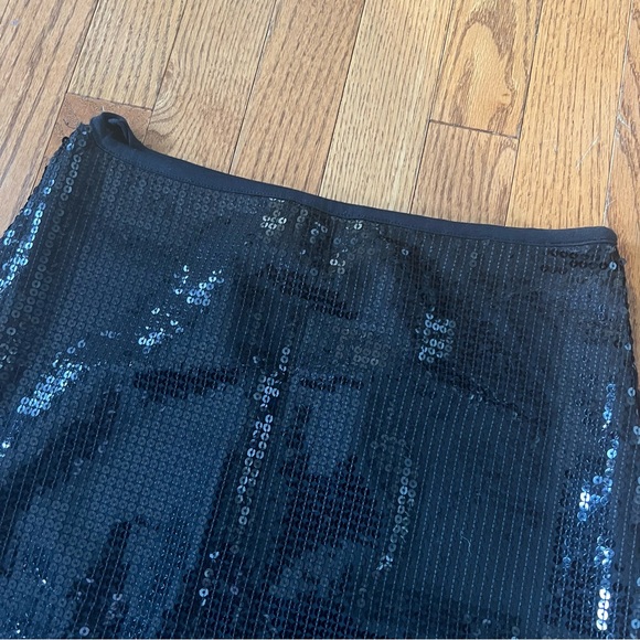 Talula Black Sequin Skirt. - Picture 8 of 8
